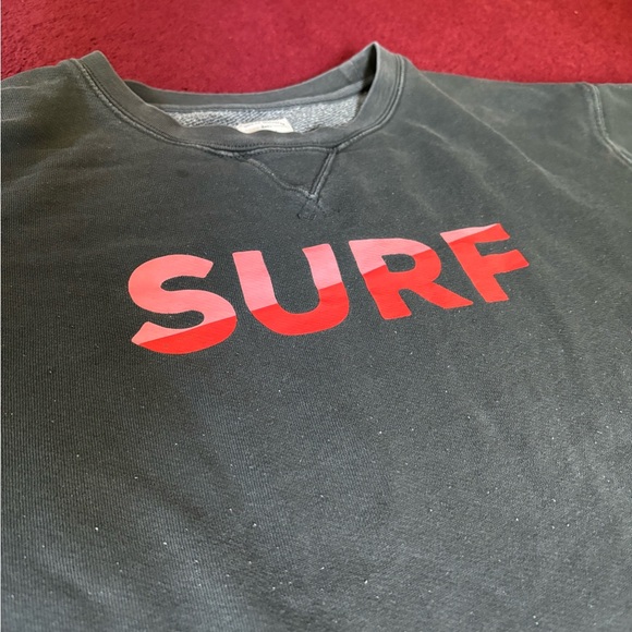 Billabong from Urban Outfitters SURF grey and red sweatshirt size medium - Picture 3 of 10